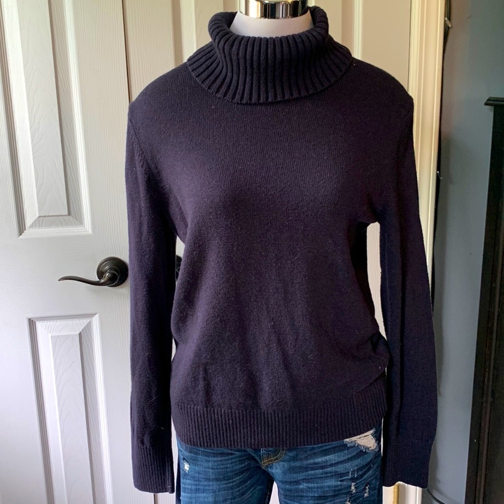 Lands End Navy Sweater
